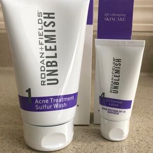 Unblemish wash & lotion by Rodan + Fields